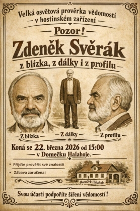 Zdeněk Svěrák z blízka, z dálky i z profilu