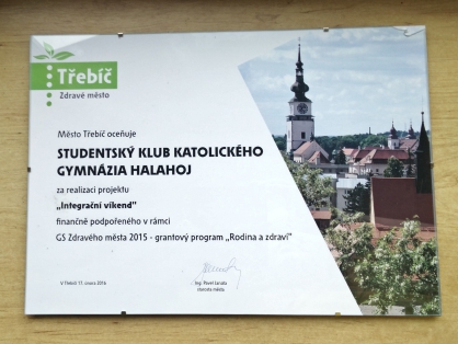 OCENĚNÍ MĚSTA TŘEBÍČ